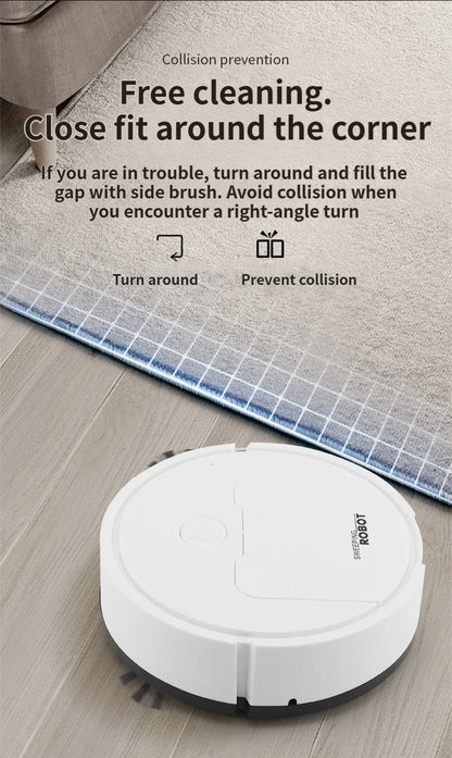 Suction Sweeping Robot 3 In 1 Mini Automatic Sweeper