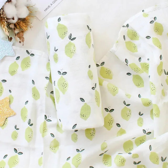 Bamboo Muslin Swaddle Blanket 120x120 Cm Floral Newborn Bedding Fall 2025 Breathable Eco Friendly Baby Gift