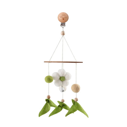 Baby Mobile Wooden Crib Hanging Toy Newborn Nursery Fall 2025 Soothing Music Developmental Gift