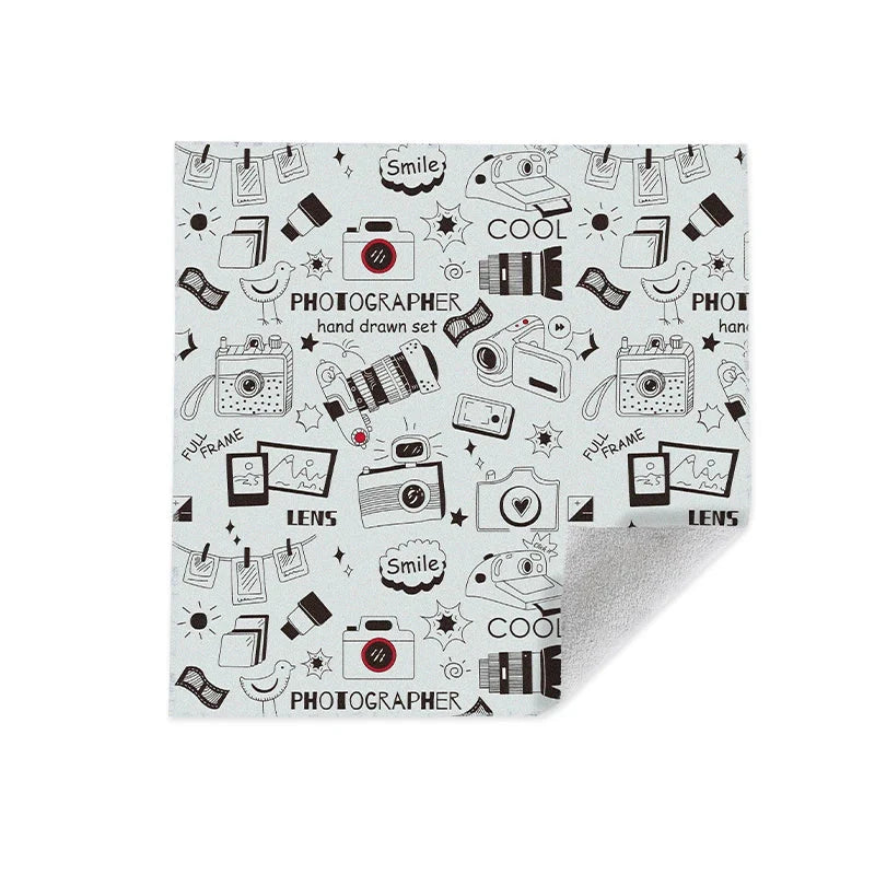 Magic Cloth Makeup Bag - Portable Camera Lens Wrapping Storage, Self-adhesive Organizing Bag