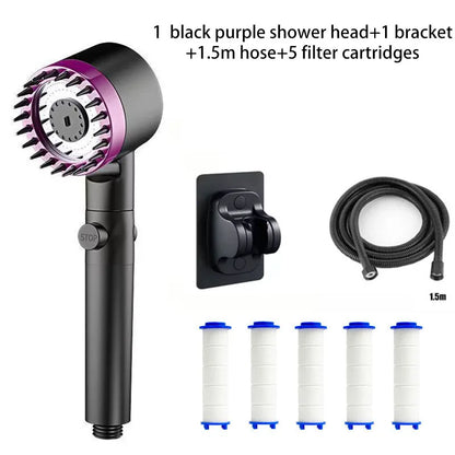 Handheld Shower Head With Three Speed Settings Water-Saving, Easy Install Spring Refresh 2026