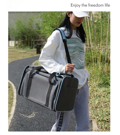 Cat Backpack Breathable Foldable Pet Carrier Outdoor Travel 2025 Large Capacity Ventilated Comfort Fold Flat Storage