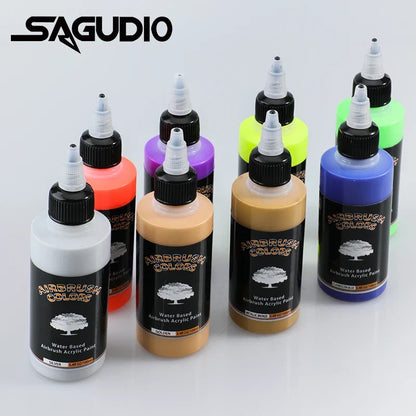 Airbrush Acrylic Paint Set - 8-Color Water Based Paints for Nail Art, Wood and Fabric DIY Crafts Spring 2026