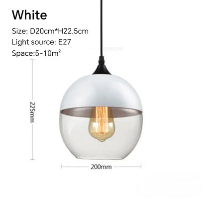 Pendant Light Glass Chandelier E27 For Dining Room Cafe Hotel Living Room Kitchen Island Modern Farmhouse Fall 2026