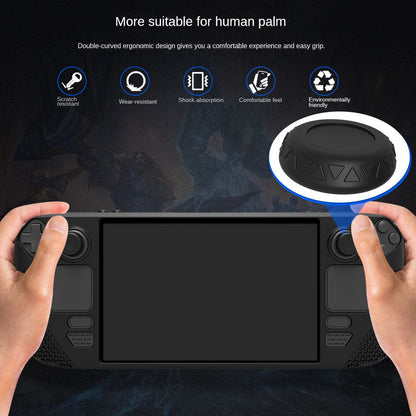 Steam Deck OLED Silicone Case With Button Caps Grip