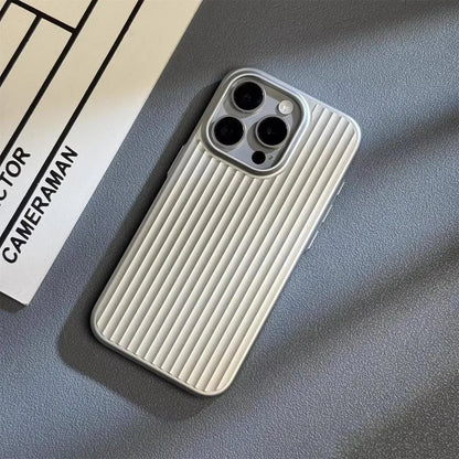 Advanced Electroplated Grille Phone Case for iPhone 16 15 14 Pro Max Plus Luxury Cover