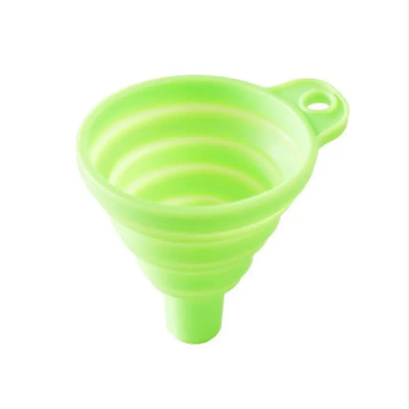 Household Telescopic Funnel Kitchen Tool - High Temperature Resistant Mini Folding Funnel - 4 Colors Available