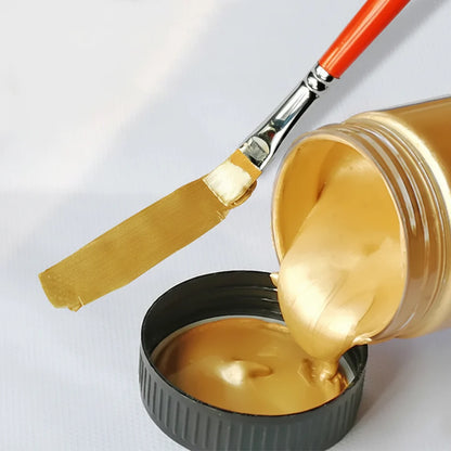 Golden Acrylic Paint Metallic Pearlescent Finish Waterproof Fade Resistant for Gypsum Canvas DIY Craft Supplies Fall 2026