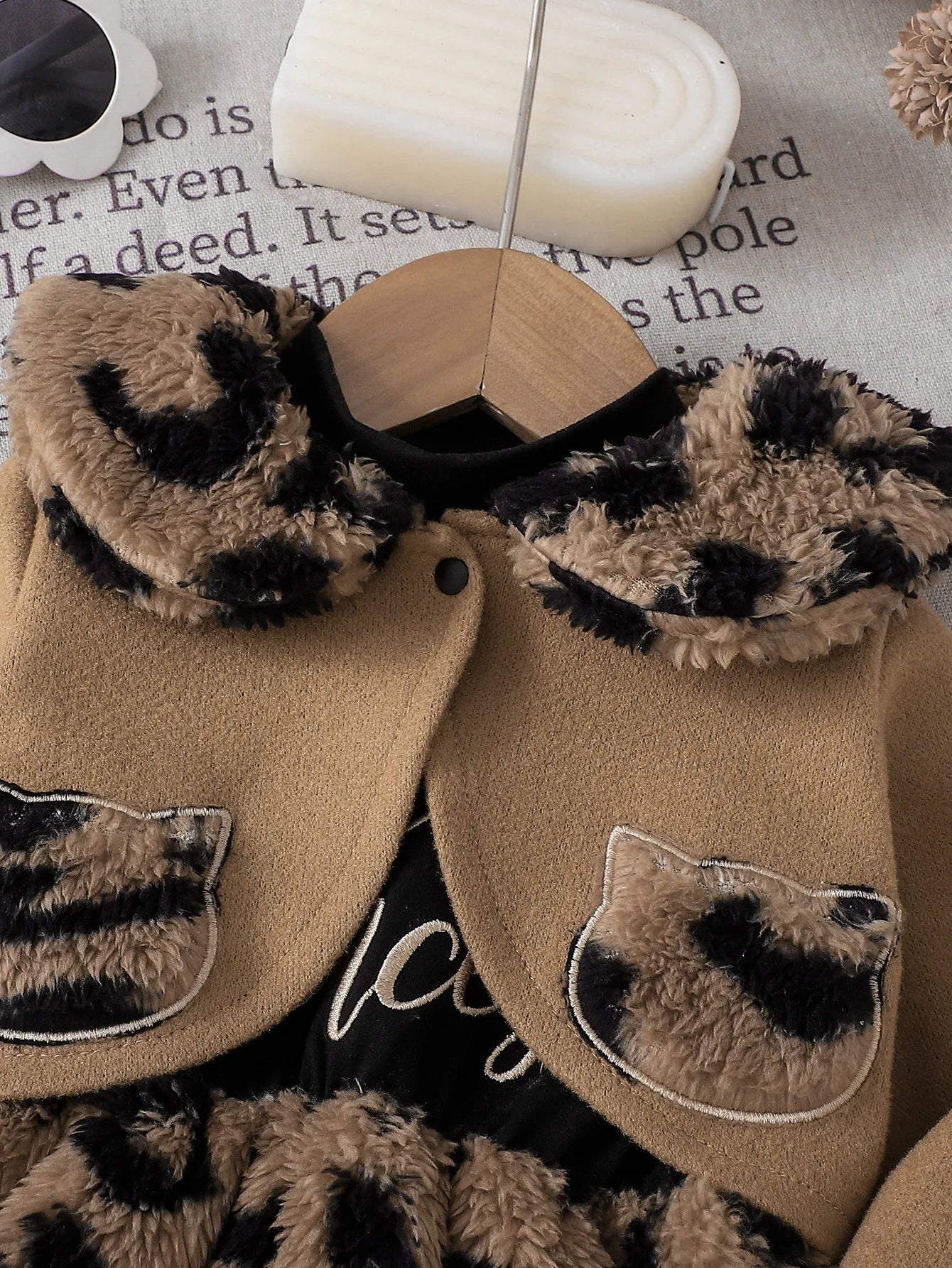 Stylish winter party outfit set for baby girls