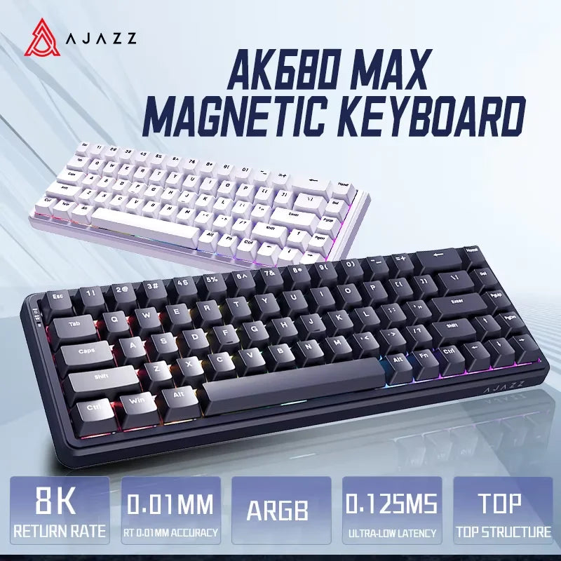Mechanical Keyboard Sixty Mini Wireless ARGB Magnetic Hall