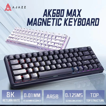Mechanical Keyboard Sixty Mini Wireless ARGB Magnetic Hall