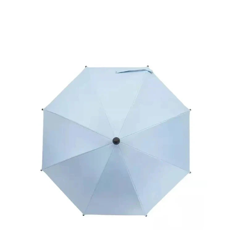 Stroller Umbrella 360 Degree Adjustable Sunshade Canopy Summer 2025 UV Rain Protection Waterproof Compact