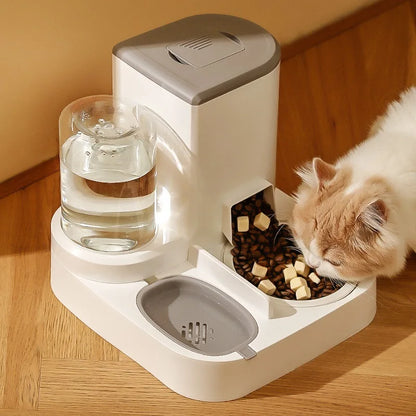 Automatic Pet Feeder Gravity Food And Water Dispenser Set No Batteries Hands Free Fall 2025 Easy Clean