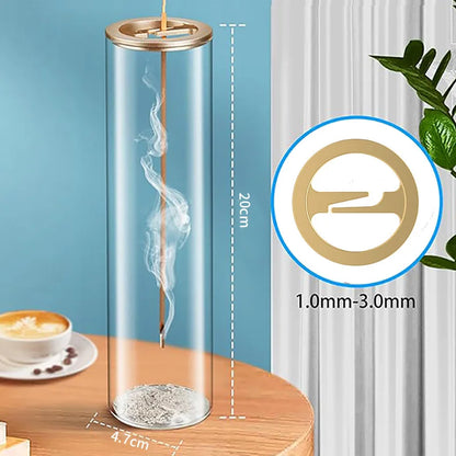 Glass Incense Burner With Removable Ash Catcher Home Decor