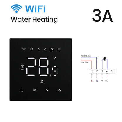 Smart Thermostat WiFi Autumn 2025 Heating And Boilers Voice Assistant Compatible Touchscreen Energy Saving