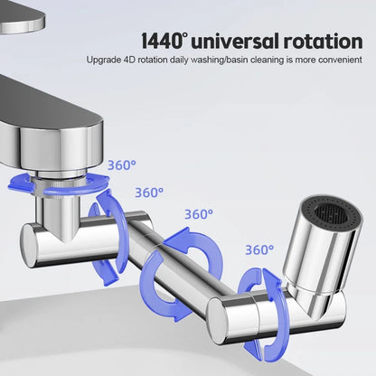 Faucet Extender 360° Swivel Robotic Arm Kitchen Sink Aerator, TikTok Viral Spring 2026 Reduces Splash