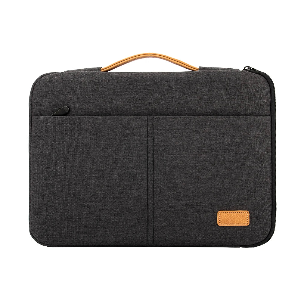 Shockproof Laptop Sleeve Bag- Dark Grey Case for Travel & Business Accessories