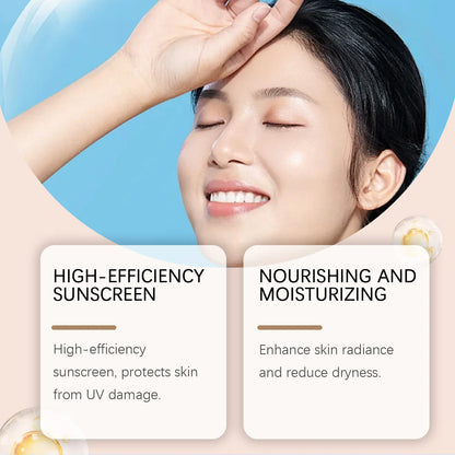 BB Cream Makeup Foundation Primer Waterproof SPF 30 Sunscreen Full Coverage Concealer Glow Brightening TikTok Viral