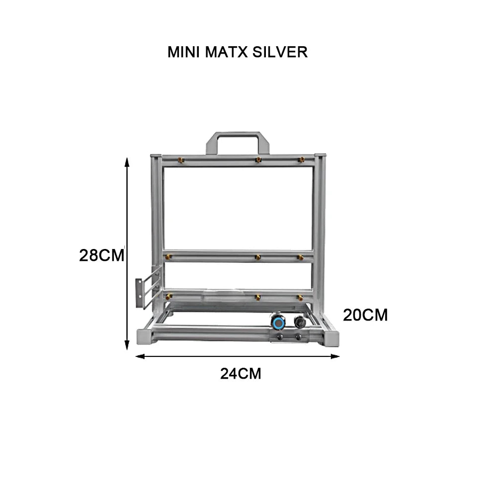Open Frame ATX PC Case Rack Modular Water Air Cooling