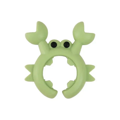 Small Crab Silicone Spatula Rack - Anti Scalding Pot Clip Kitchen Gadget