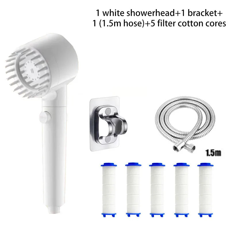Handheld Shower Head With Three Speed Settings Water-Saving, Easy Install Spring Refresh 2026