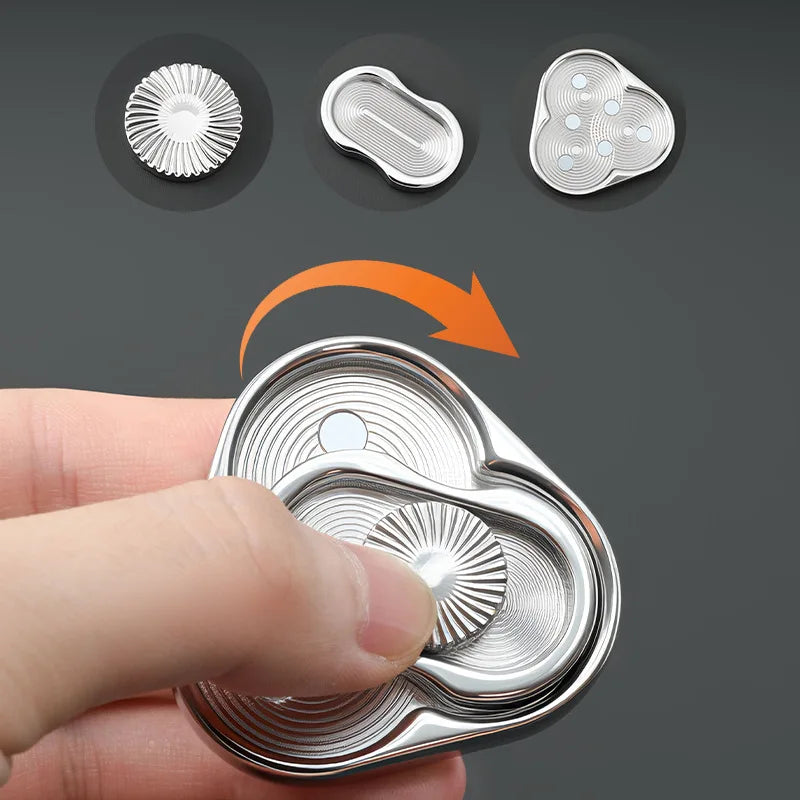 Fidget Spinner Coin Metal Triangle EDC Hand Toy for Decompression TikTok Viral Fall 2026 Gift