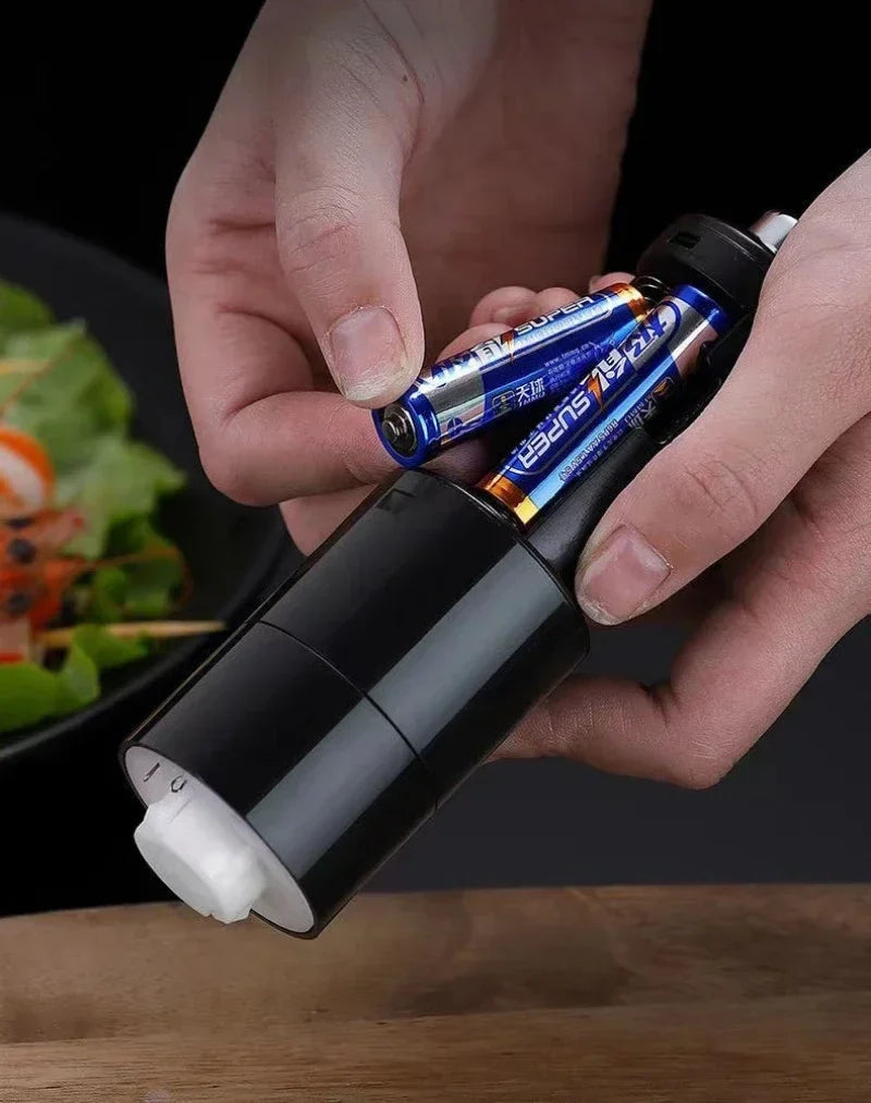 Electric Salt Pepper Grinder With LED Adjustable Coarseness