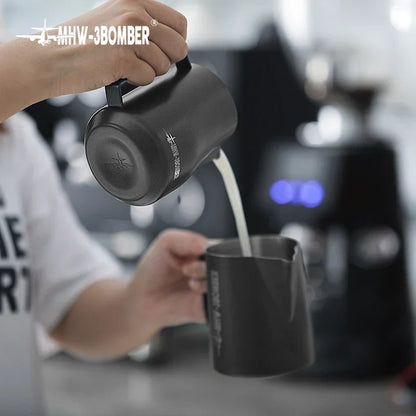 Milk Frothing Pitcher Set 350ml 450ml Stainless Steel Barista Steaming Pitchers Fall 2025 Creamy Microfoam