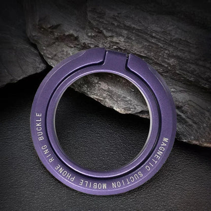 Magnetic iPhone Ring Holder - Foldable Grip Stand & Accessories for Mobile Support