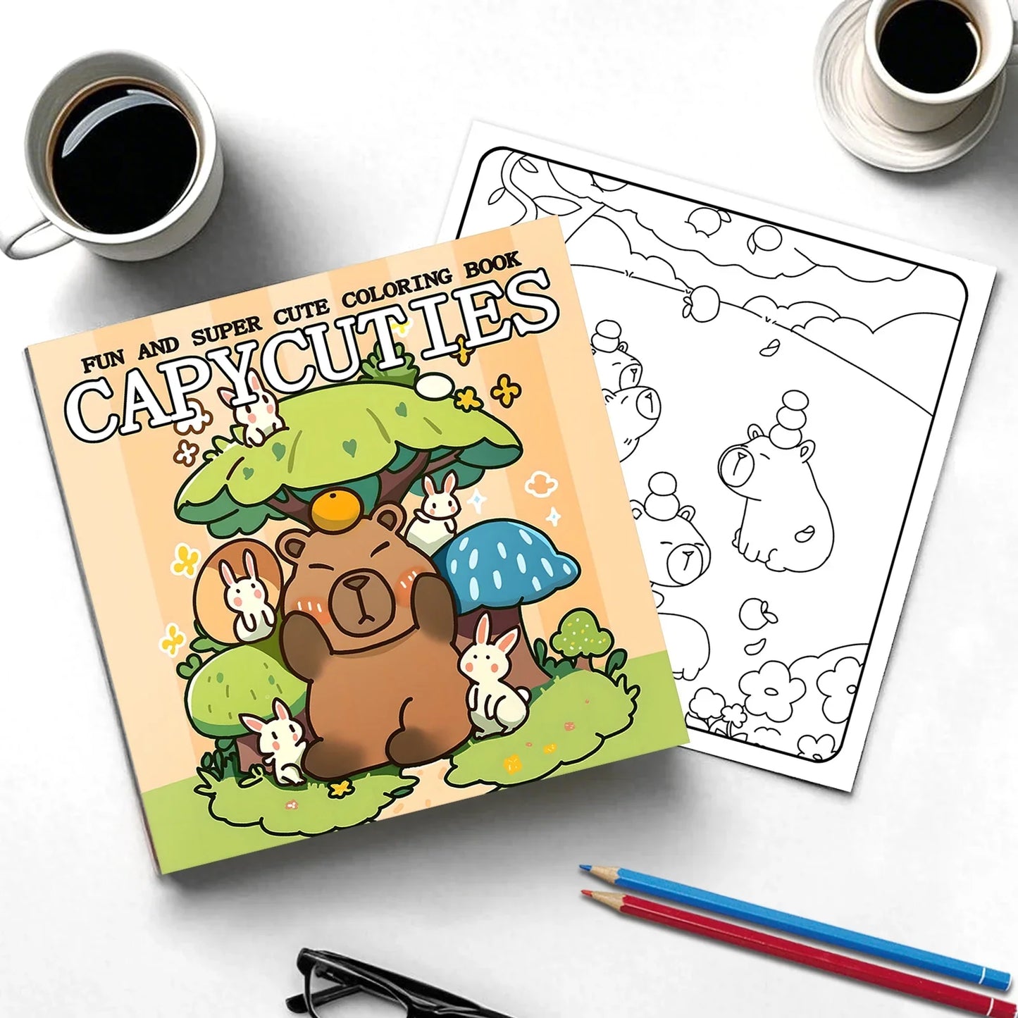 Coloring Book For Adults With Cute Patterns And Easy Drawings Fall 2025 Gift Idea