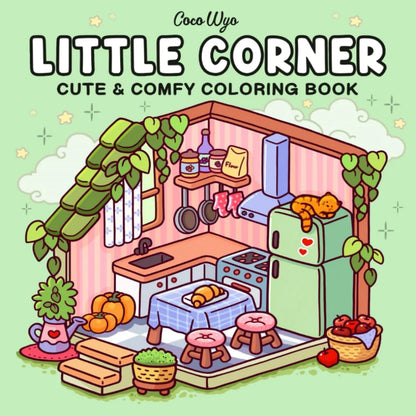 Adult Coloring Book Cute Hygge Creatures Calming Relaxation Fall 2025 Mindfulness Gift