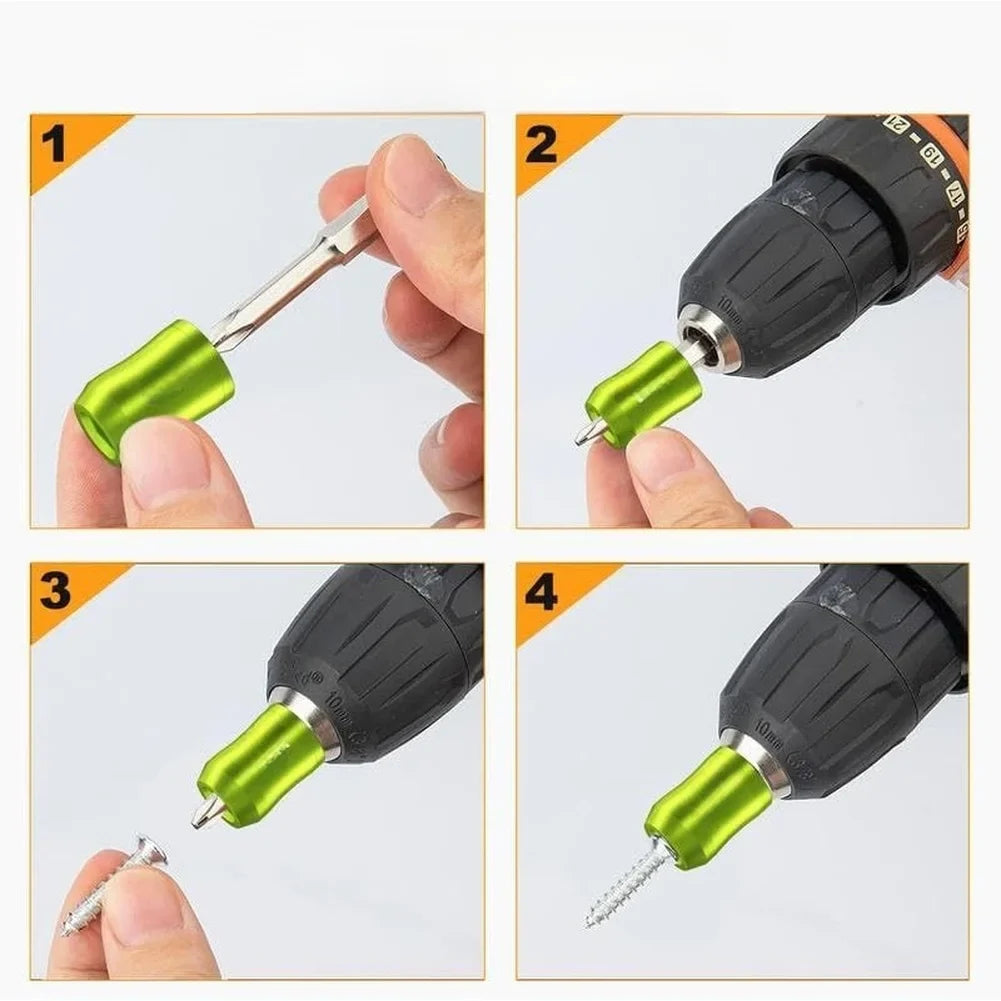 Magnetizer Drill Bit Tool Aluminum Alloy Hex Shaft 635mm Demagnetizer Accessory for DIY Projects