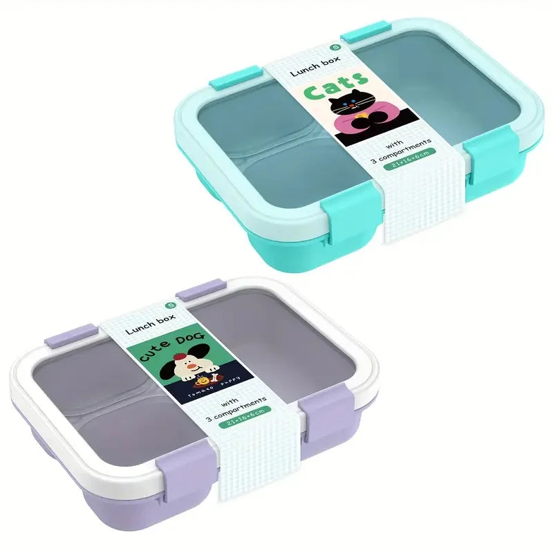 Bento Box Leakproof Lunch Box, Stackable Design With Carry Handles, Back To School 2026