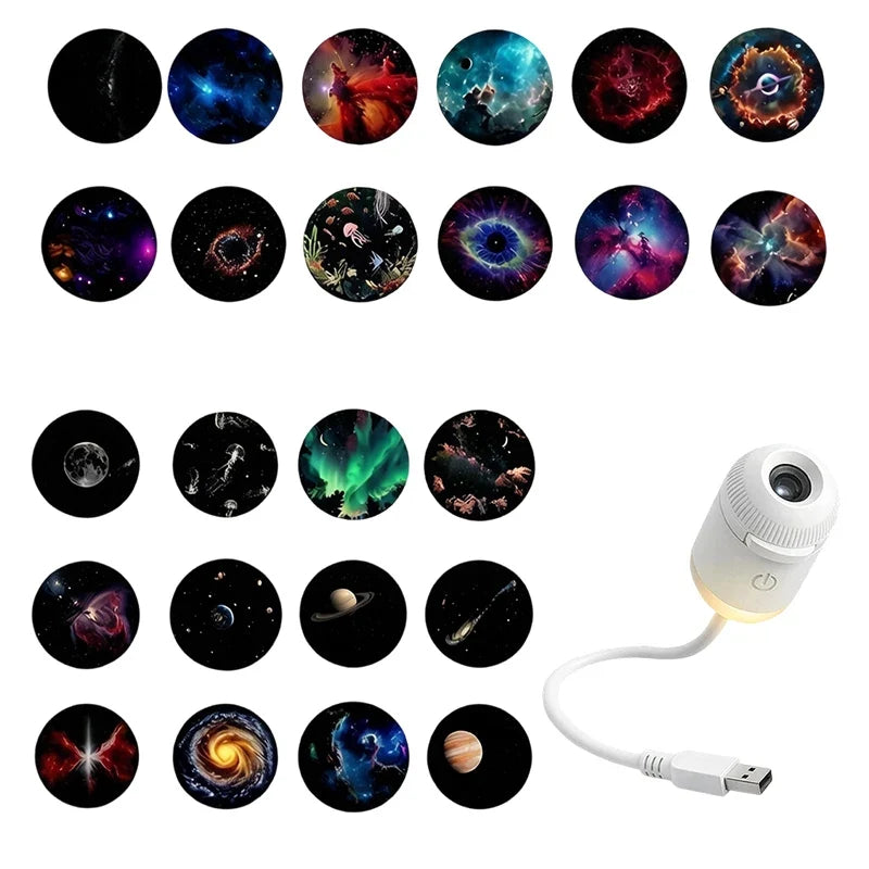 Galaxy Star Projector Night Light 2-in-1 Mood Lamp With Adjustable Brightness Viral Fall 2026 Gift
