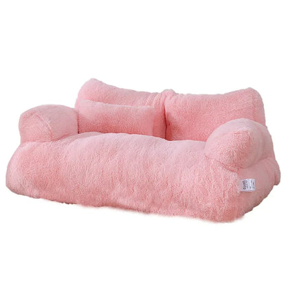Cat Bed Sofa Style Plush Pet Nest Winter 2025 Cozy Warm Lounger, Safe Snuggle Spot For Small Pets