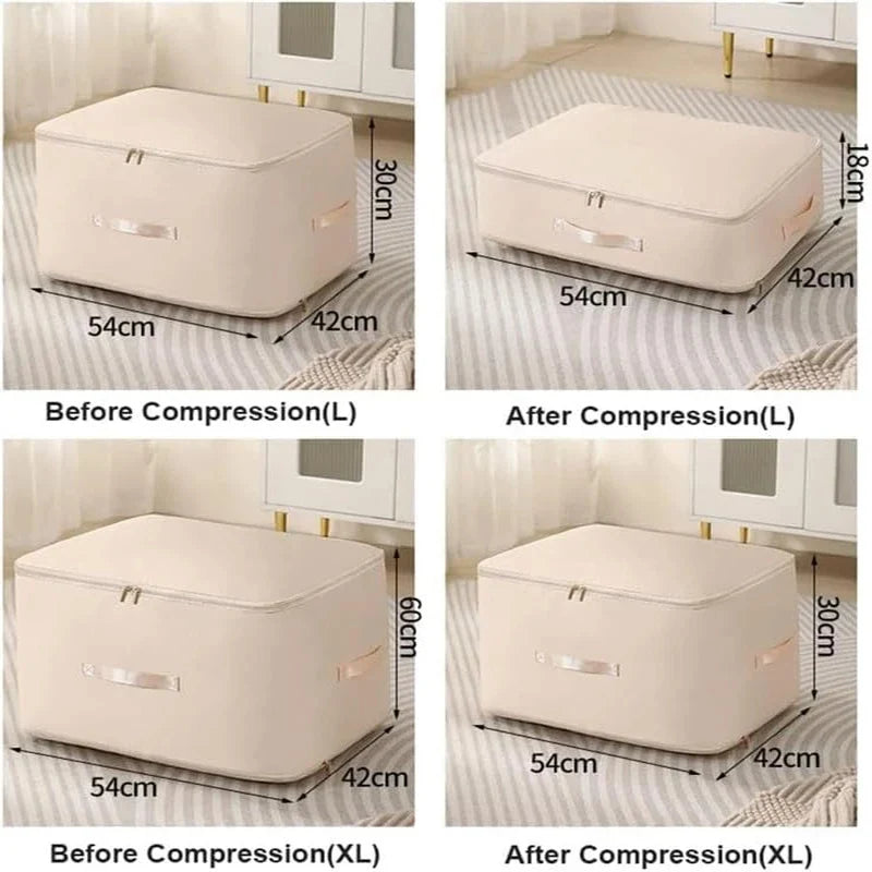 Large Capacity Compression Storage Bag - Home Organizers for Clothes & Quilts, Moisture-Proof