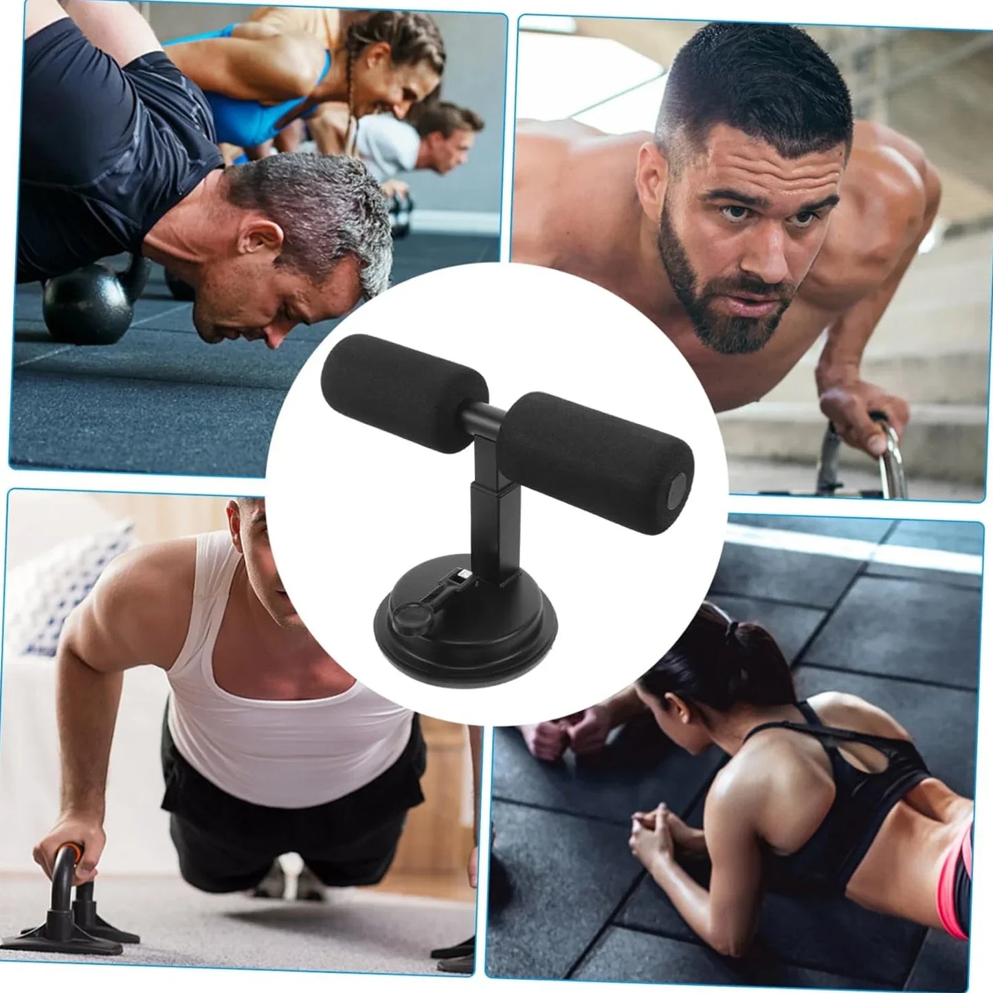 Suction Cup Sit Up Assist Device Portable Abs Trainer
