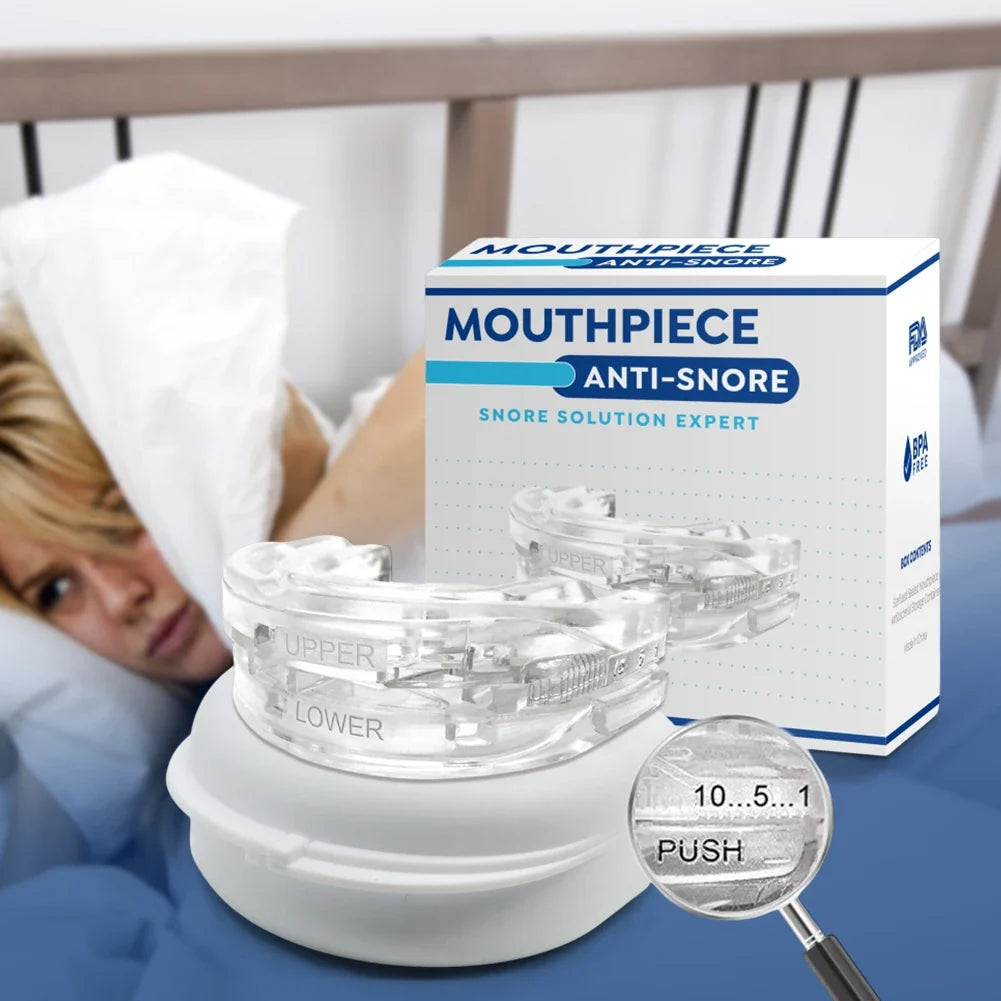 Portable Mouth Guard with Storage Box – Lightweight & Reusable