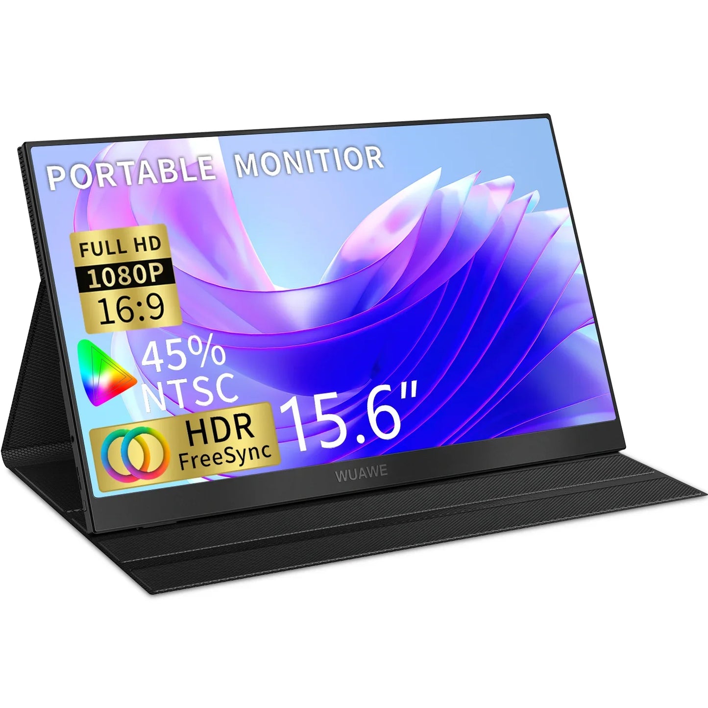 15.6 Inch Portable Monitor USB C HDMI HDR Travel Screen