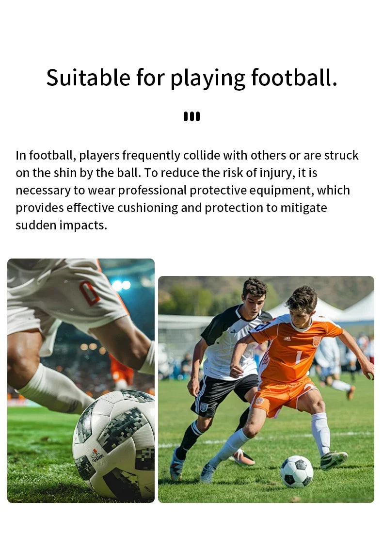 Football Shin Guard Sleeve Covers - Lightweight Elastic Protective Leg Sleeves for Men Women and Teens