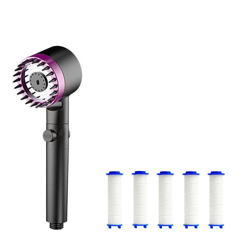 Handheld Shower Head With Three Speed Settings Water-Saving, Easy Install Spring Refresh 2026
