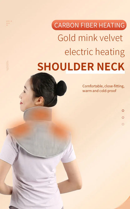Neck Shoulder Heating Massager Infrared Vibration Therapy Pad – Pain Relief 2026