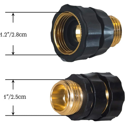 Garden Hose Quick Connector Set Male and Female Fittings with O Rings Leak Free Quick Connectors Spring 2026 Garden Upgrade