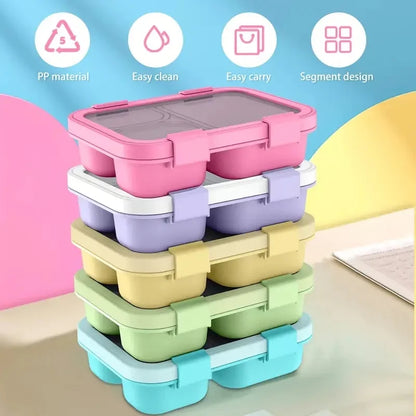 Bento Box Leakproof Lunch Box, Stackable Design With Carry Handles, Back To School 2026