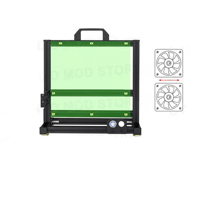 Open Frame Aluminum PC Case Rack EATX Water Cooling