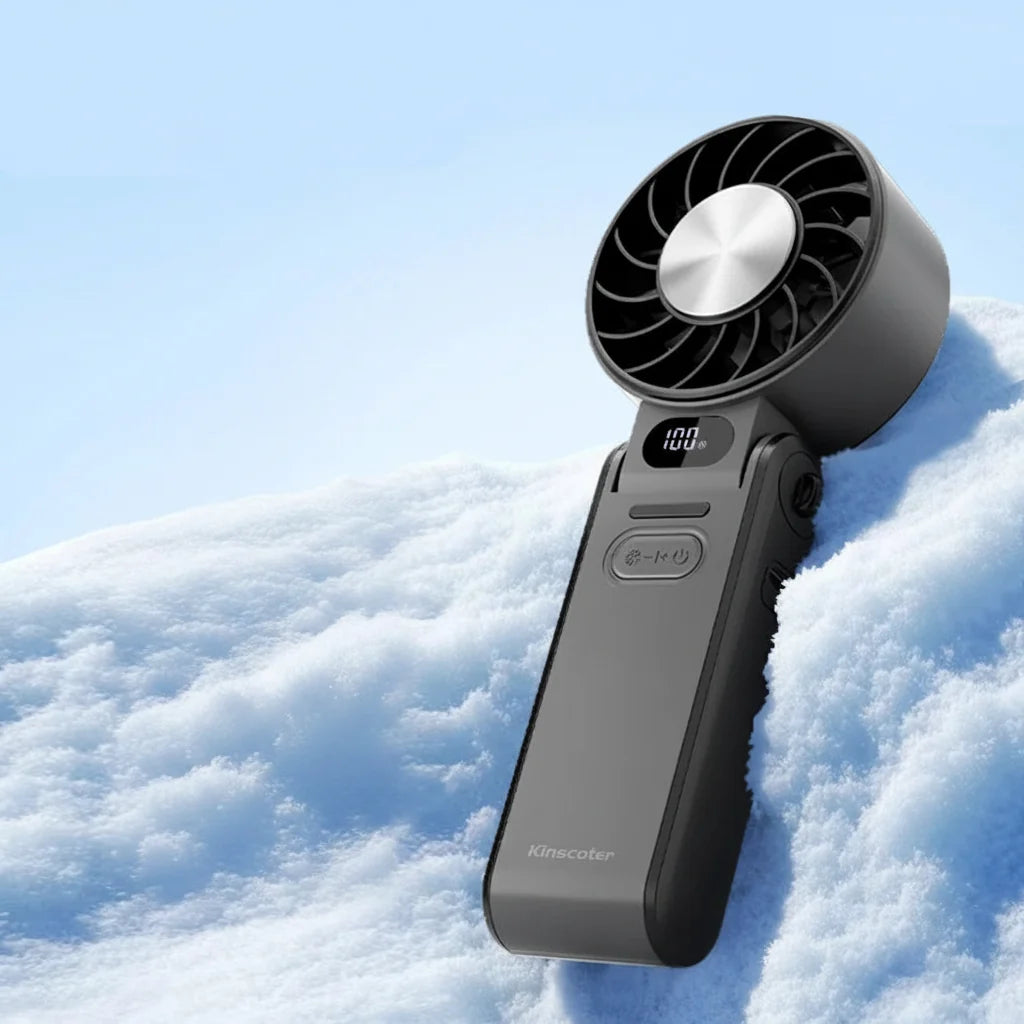 Handheld Fan Foldable Outdoor Cooling 3600mAh Battery 100 Level Turbo Summer 2026