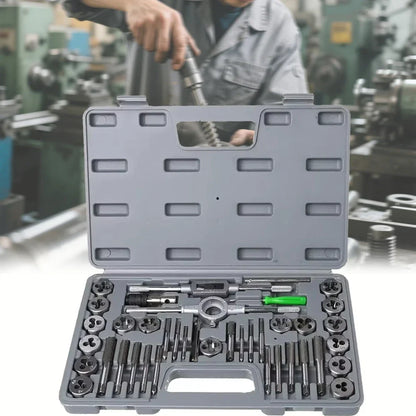 Tap Die Set Stainless Steel 40-Piece Hand Threading Kit Fall 2025 Durable Storage Case