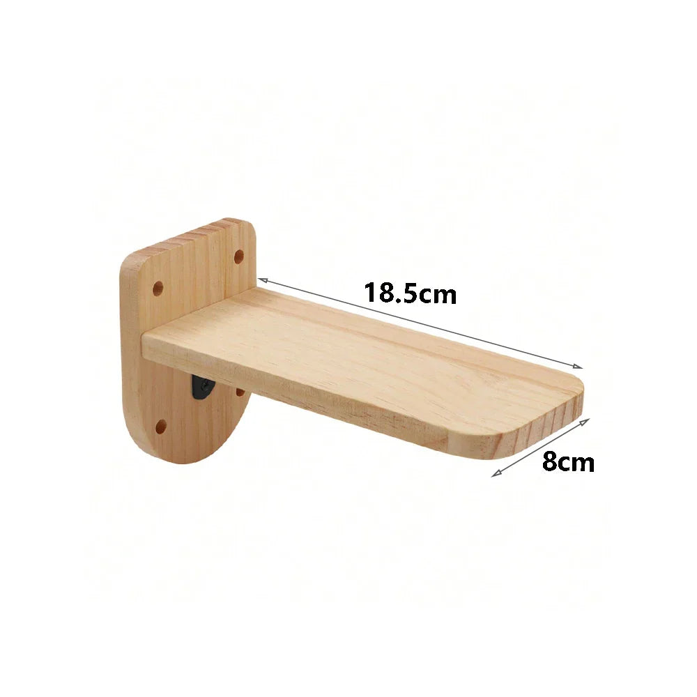 Cat Tree Wall Mounted Hammock Set Vertical Climbing Cat Furniture Fall 2025 Space Saving Scratching Playground