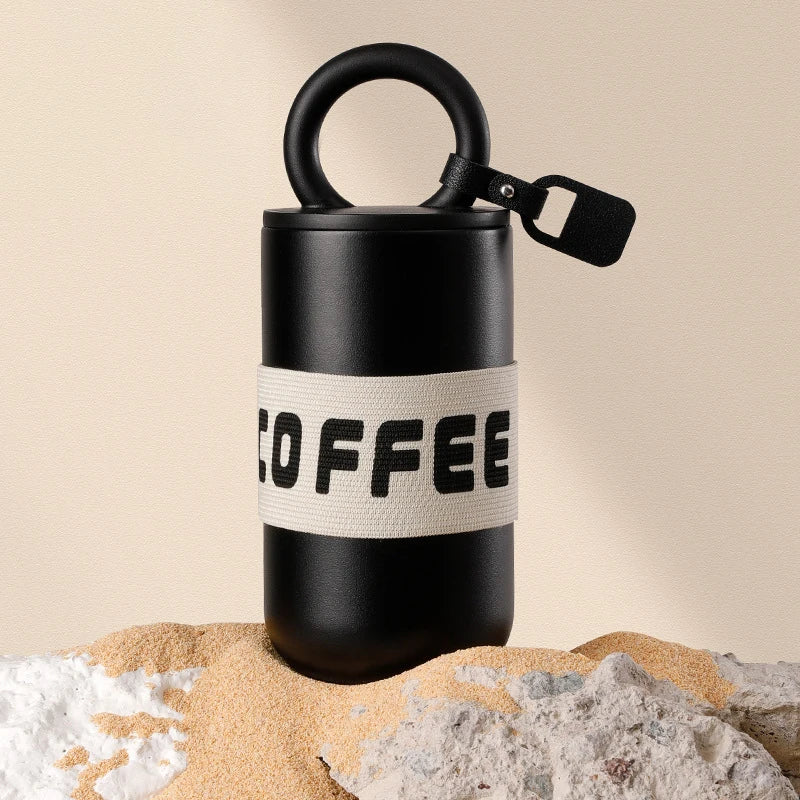 Coffee Travel Mug 304 Stainless Steel 460ml Insulated Tumbler Portable With Handle Fashion Cute Fall 2025