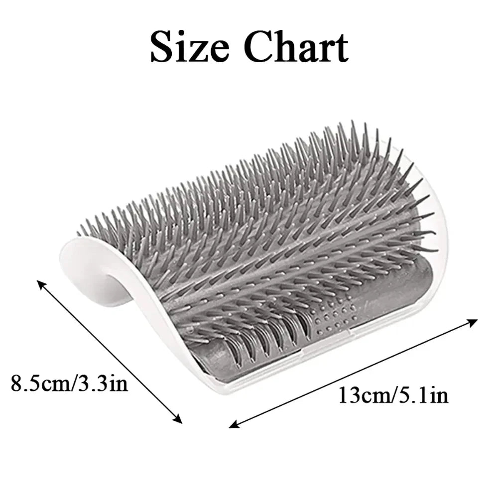 Cat Grooming Scratcher Brush & Massager for Dogs and Cats - Pet Hair Remover, 8 Colors